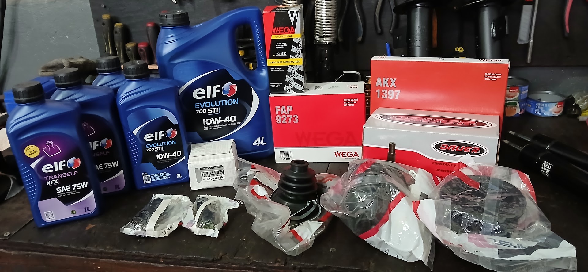 Repuestos y lubricantes de calidad